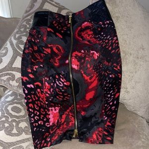 Hi wasted pencil skirt